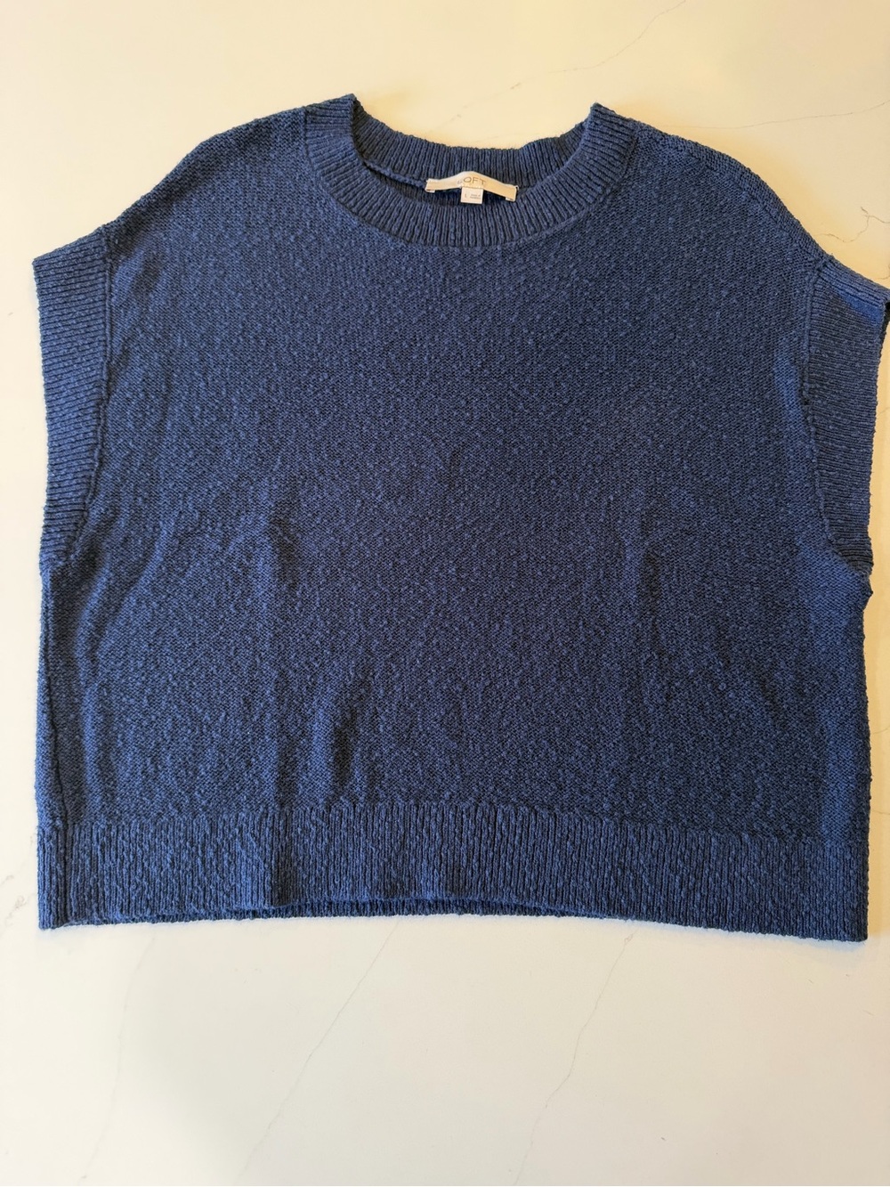 LOFT Deep Navy Knit Sweater